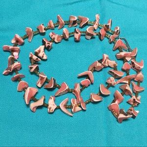 Handcrafted Pink Shell Necklace